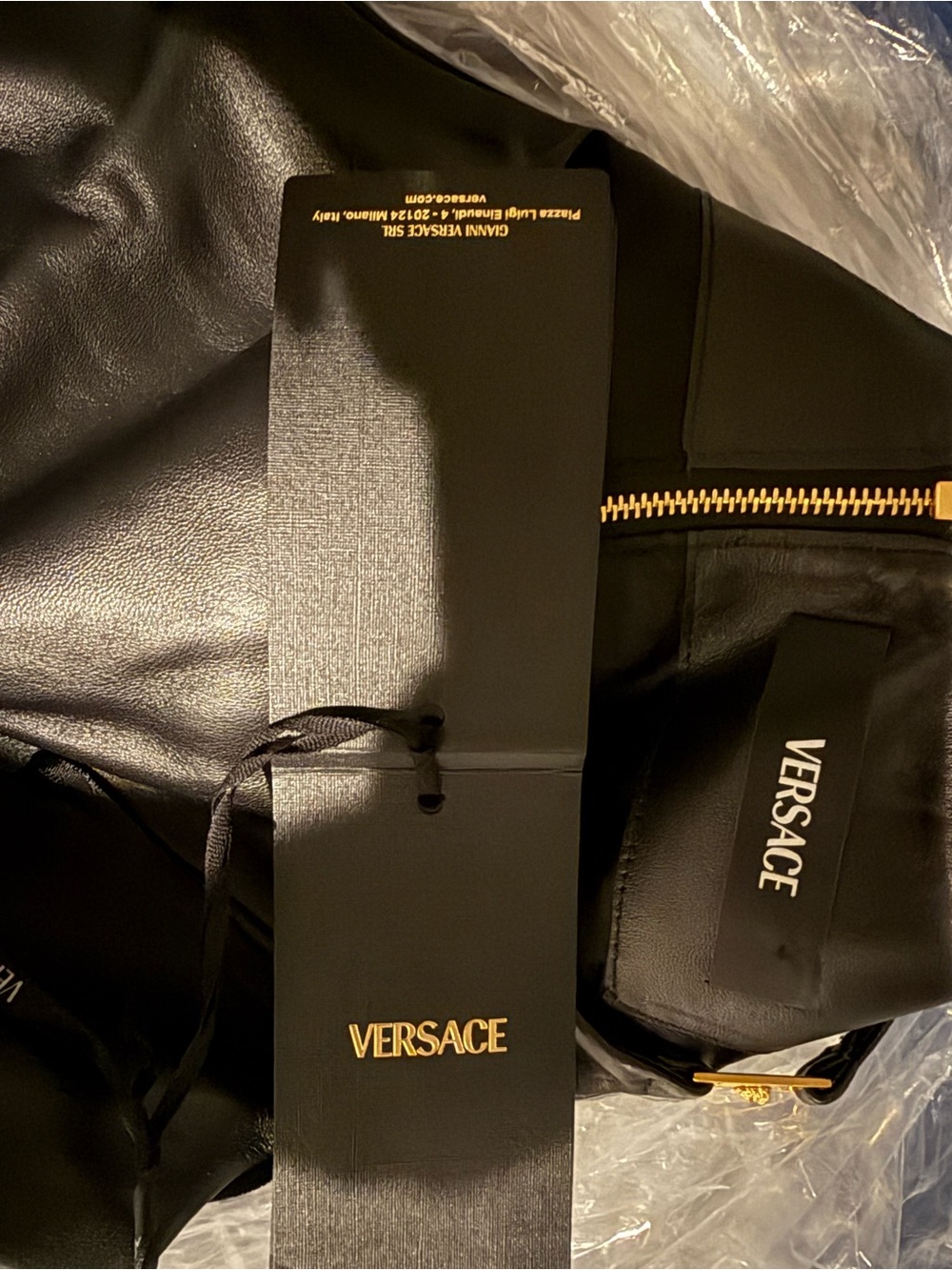 Versace leather dress - Picture 7 of 11